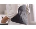Solac Heating Pad For Mid To Lower Back Velvet Grey 4 Heat Settings 100W "Helsinki Ct8680"