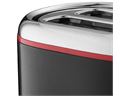 Mellerware Toaster 2 Slice Plastic Black 850W "Ruby 2 Slice"