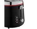 Mellerware Toaster 2 Slice Plastic Black 850W "Ruby 2 Slice"