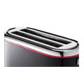 Solac Toaster 4 Slice Plastic Black 1300W "Ruby 4 Slice"