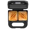 Solac Sandwich Maker 3 In 1 Snack Maker 2 Slice Non-Stick Silver Coatingplate 750W "Buon Piatti Ce4482"